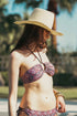 Bikini Réversible 4-Way Cherie "Opulence/Solid Black"